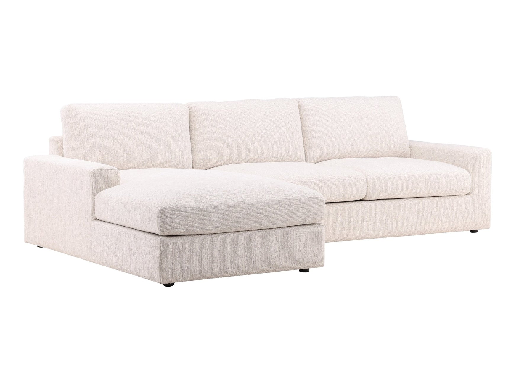 Bryce Cream Chaise Sectional - Ornate Home