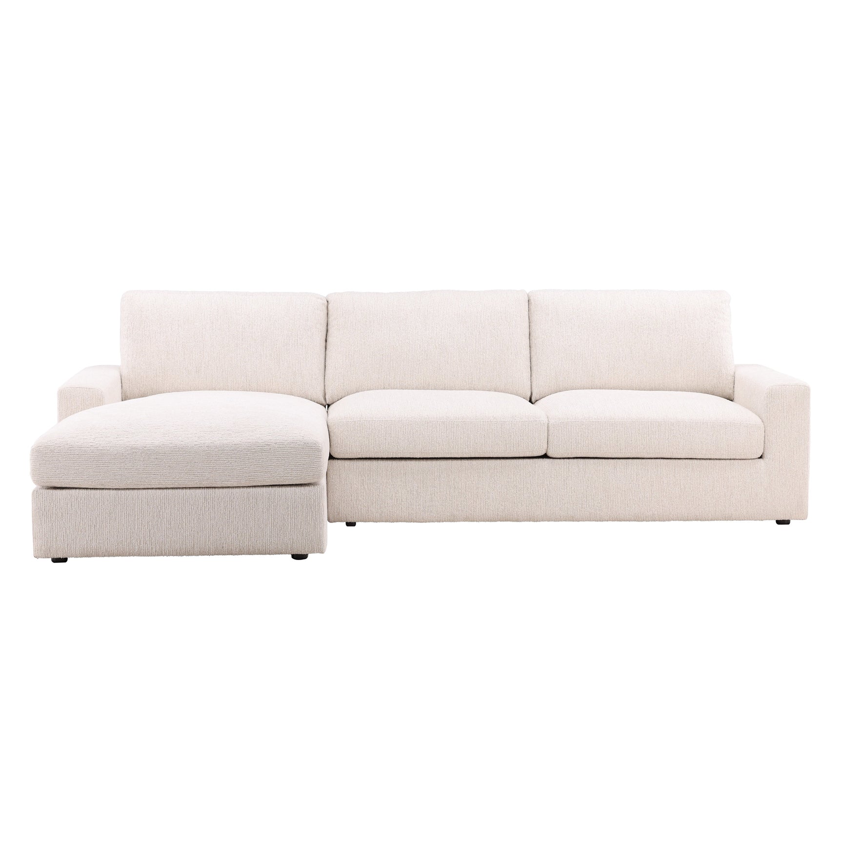 Bryce Cream Chaise Sectional - Ornate Home
