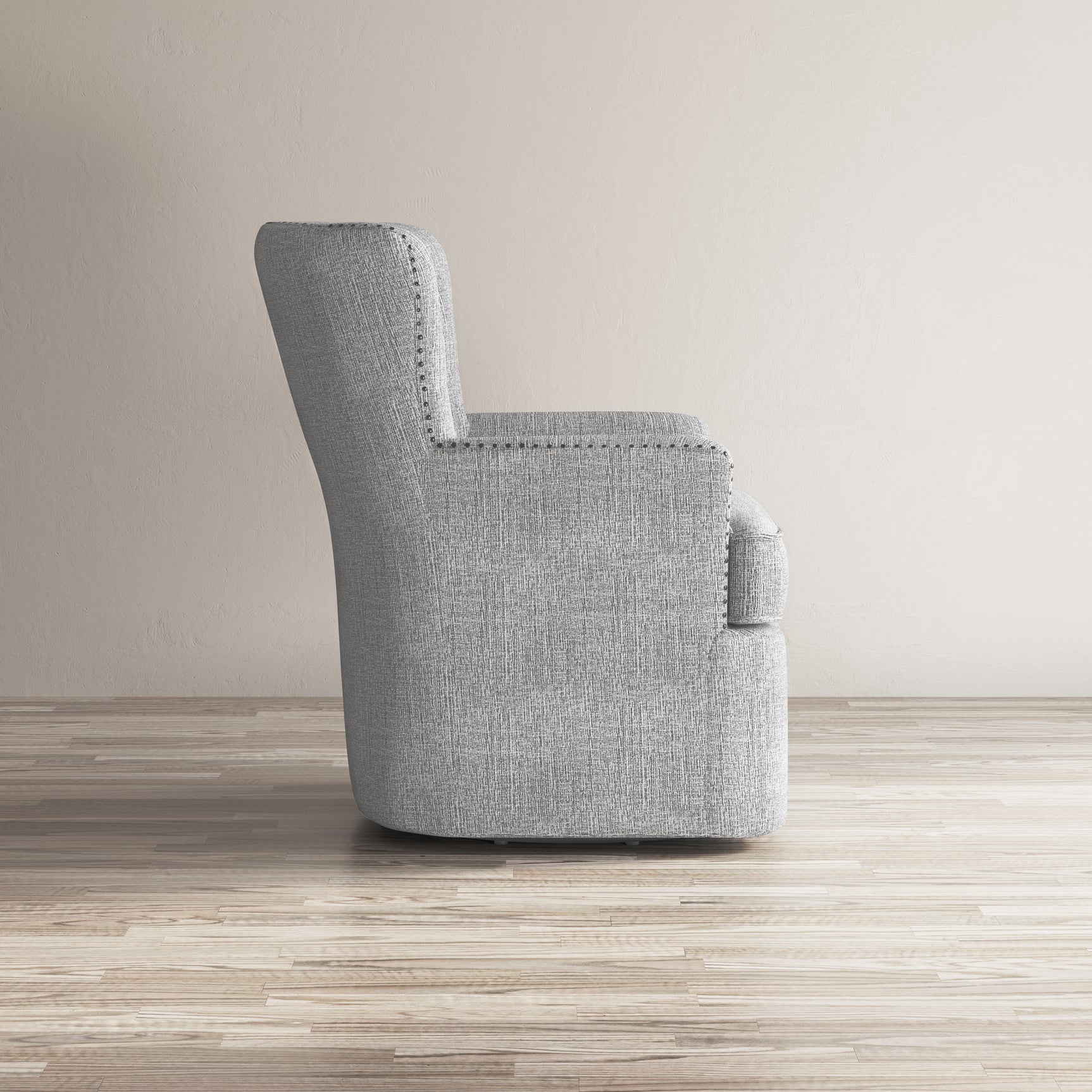 Bryson Ash Swivel Accent Chair - Ornate Home
