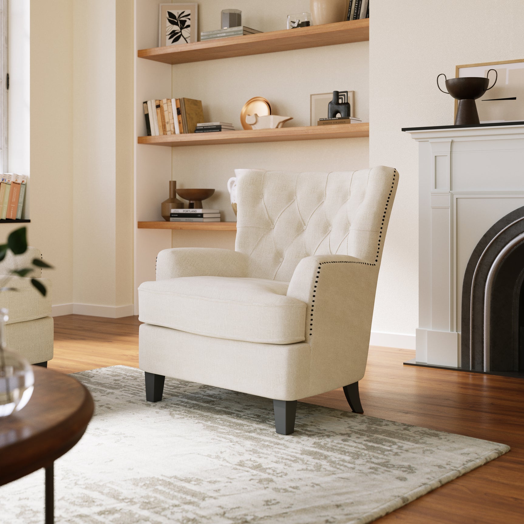 Bryson Oat Accent Chair - Ornate Home