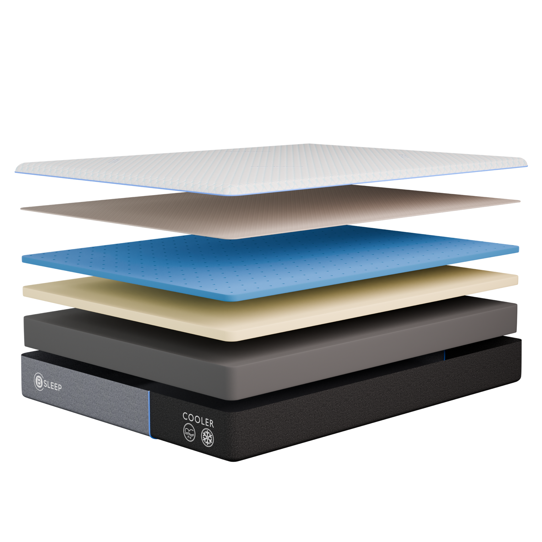 Bsleep 12-inch Cooler Memory Foam Mattress - Ornate Home