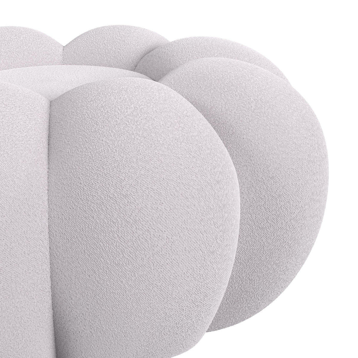 Bubble Grey Swivel Chair and Ottoman - Ornate Home