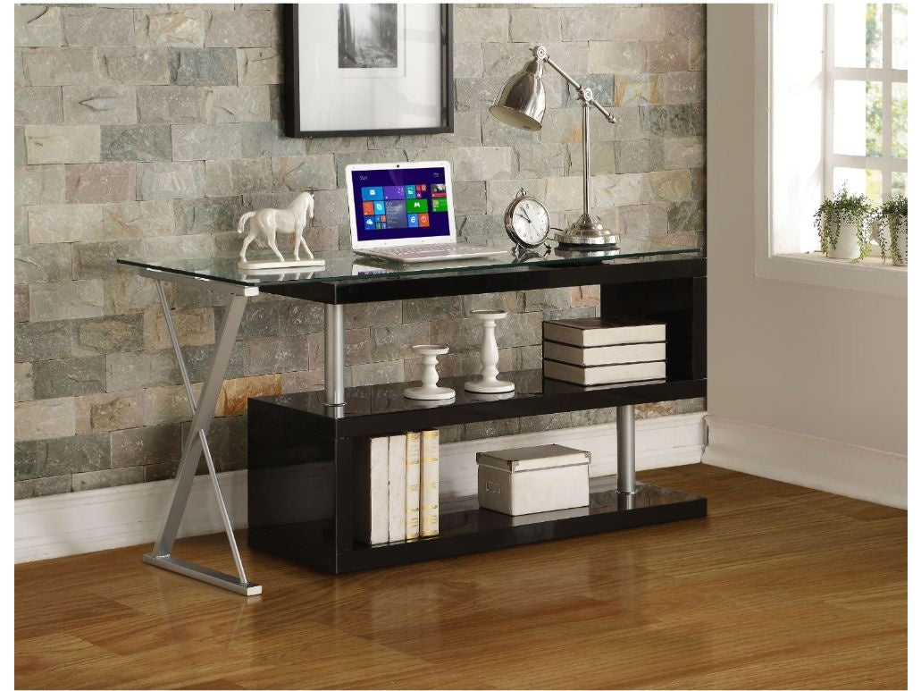 Buck Black Writing Desk - Ornate Home