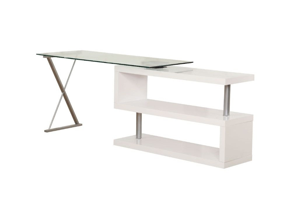 Buck White Writing Desk - Ornate Home