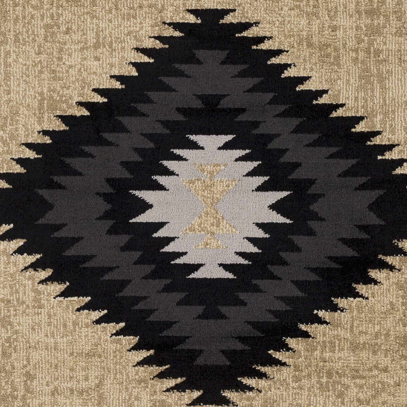 Buckhaven Brown Aztec Carpet - Ornate Home