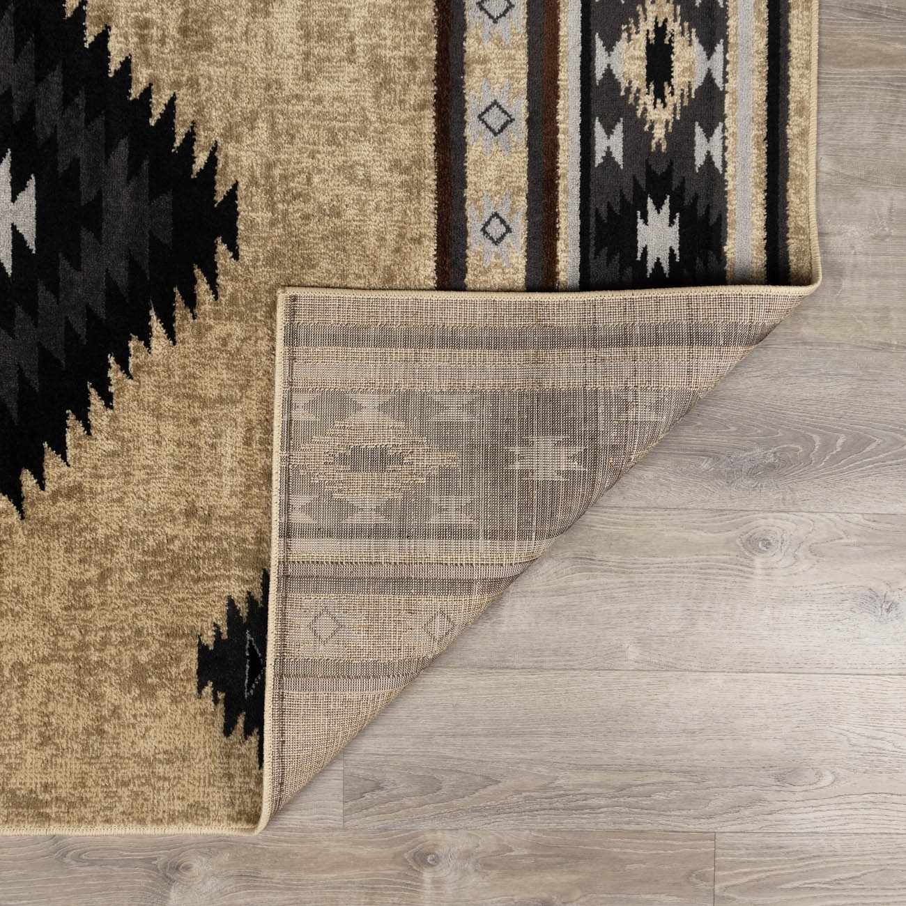 Buckhaven Brown Aztec Carpet - Ornate Home