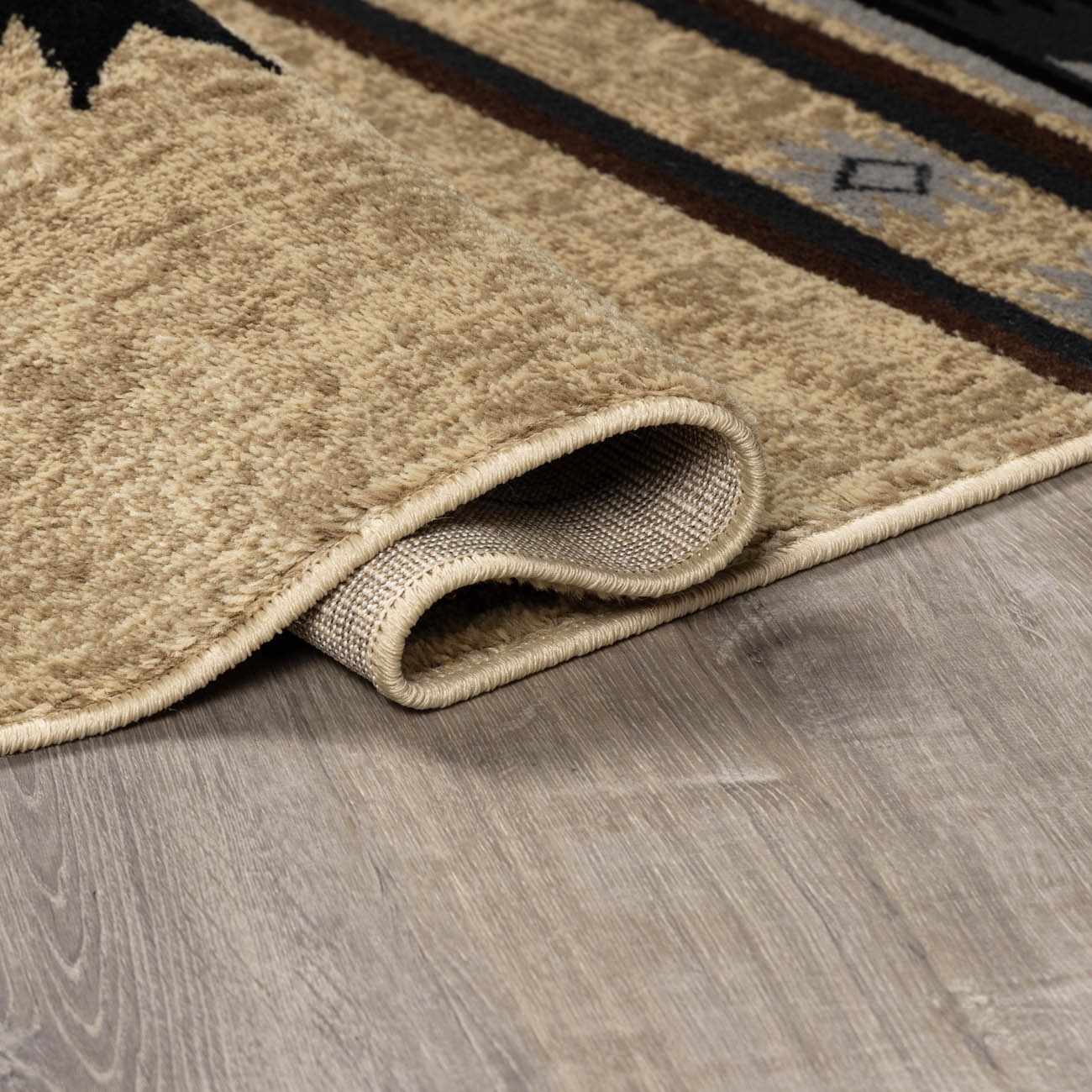 Buckhaven Brown Aztec Carpet - Ornate Home