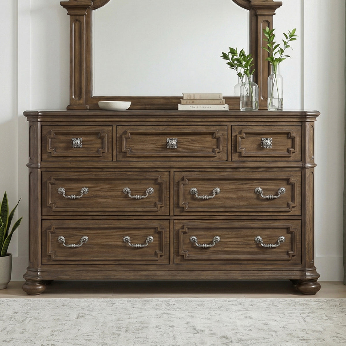 Buckingham Brown Dresser - Ornate Home