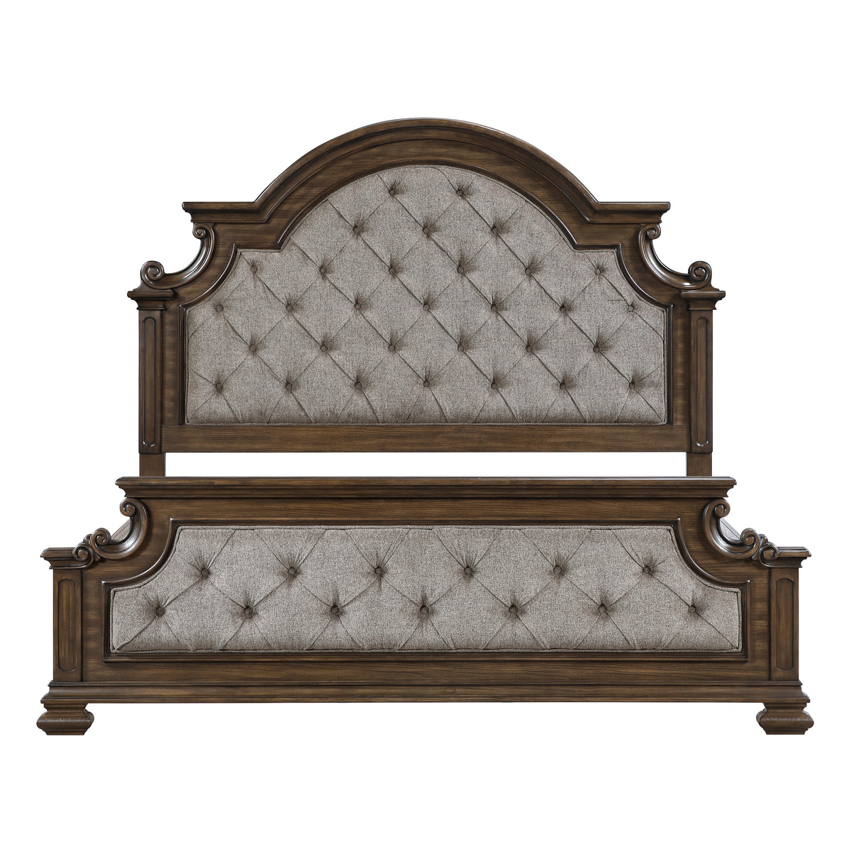 Buckingham Gray California King Bed - Ornate Home
