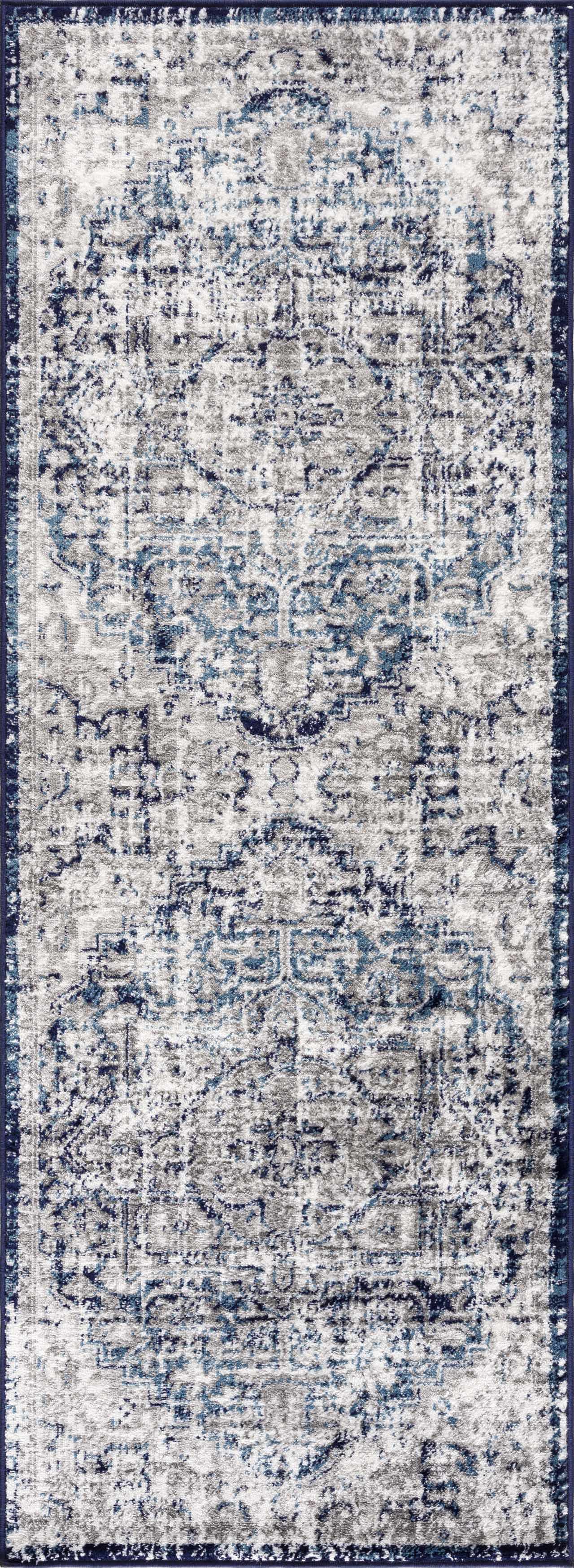 Buenaventura Navy Area Rug - Ornate Home
