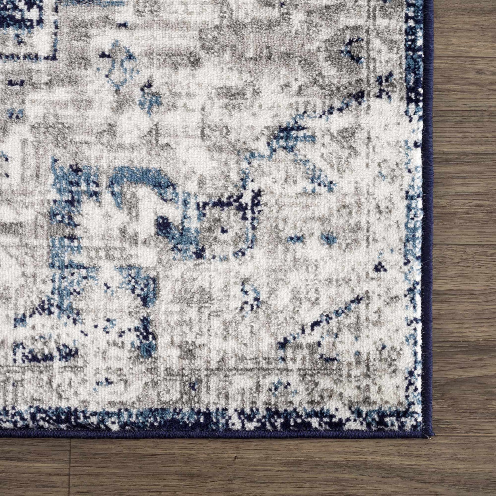 Buenaventura Navy Area Rug - Ornate Home