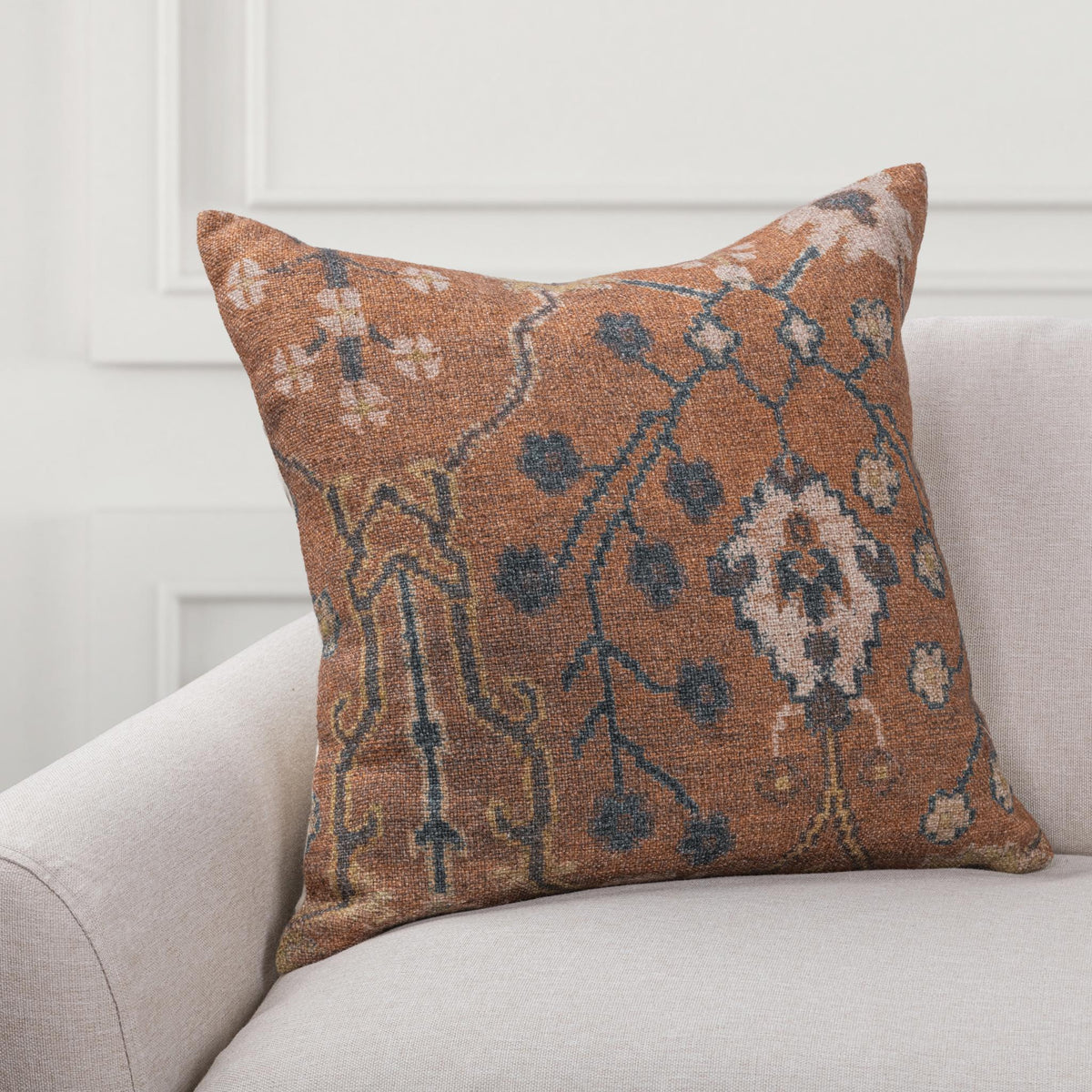 Bungalow Amber Brown 22"x22" Throw Pillow (Set of 2)