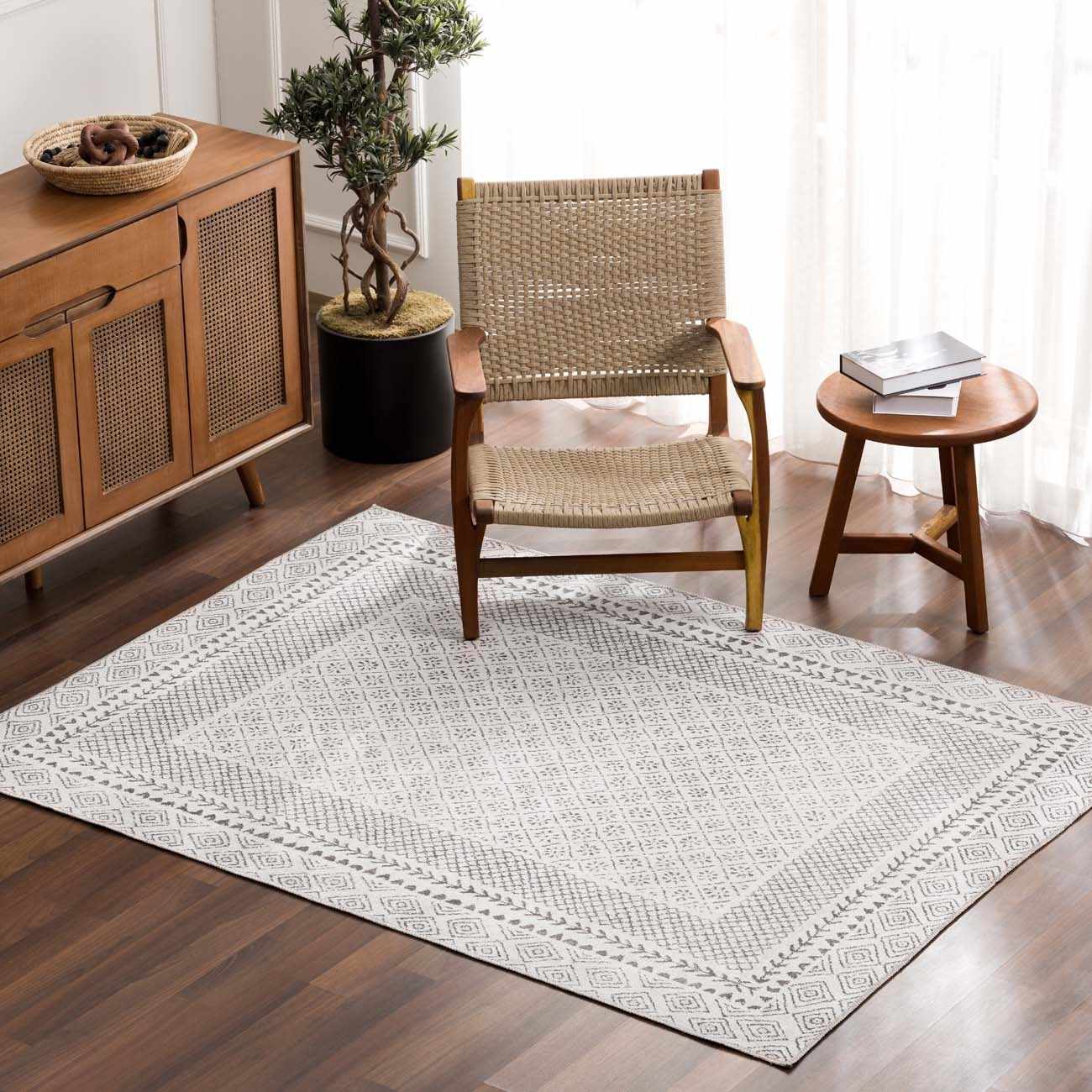 Burdette Washable Area Rug - Ornate Home
