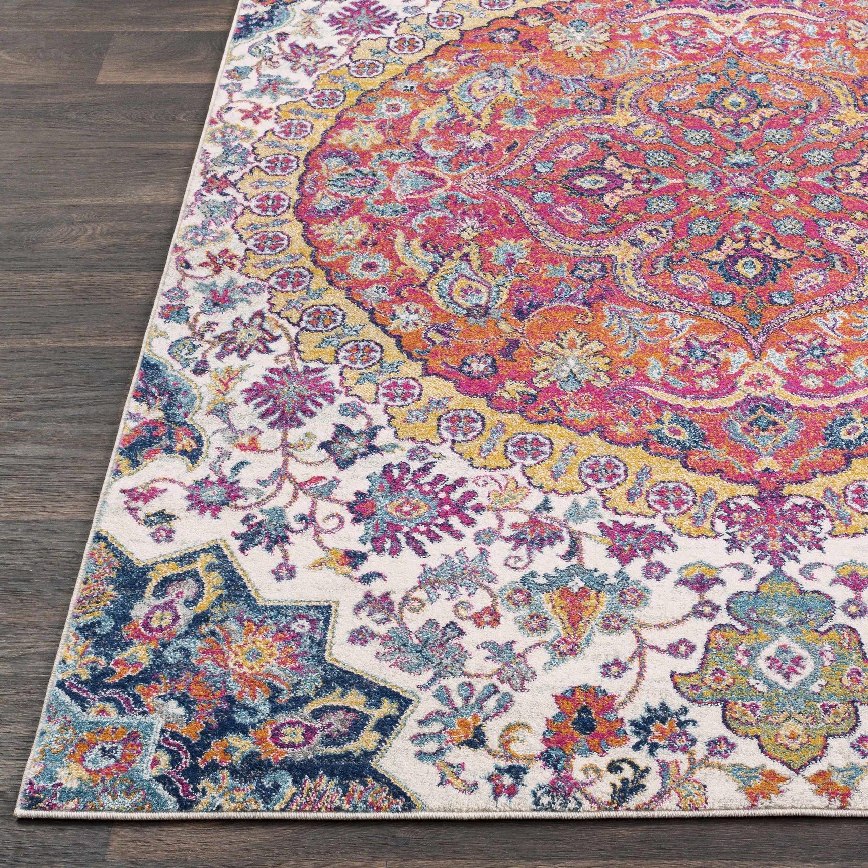 Burgandy Ojus Area Rug - Clearance - Ornate Home