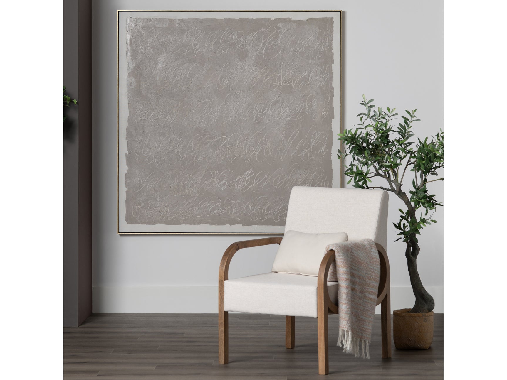 Burke Natural/White Canvas