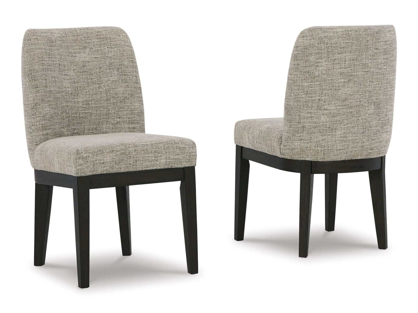 Burkhaus Beige & Dark Brown Dining Side Chair (Set of 2) (Online Special Price) - Ornate Home