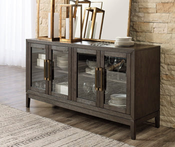 Burkhaus Dark Brown Dining Server (Online Special Price) - Ornate Home