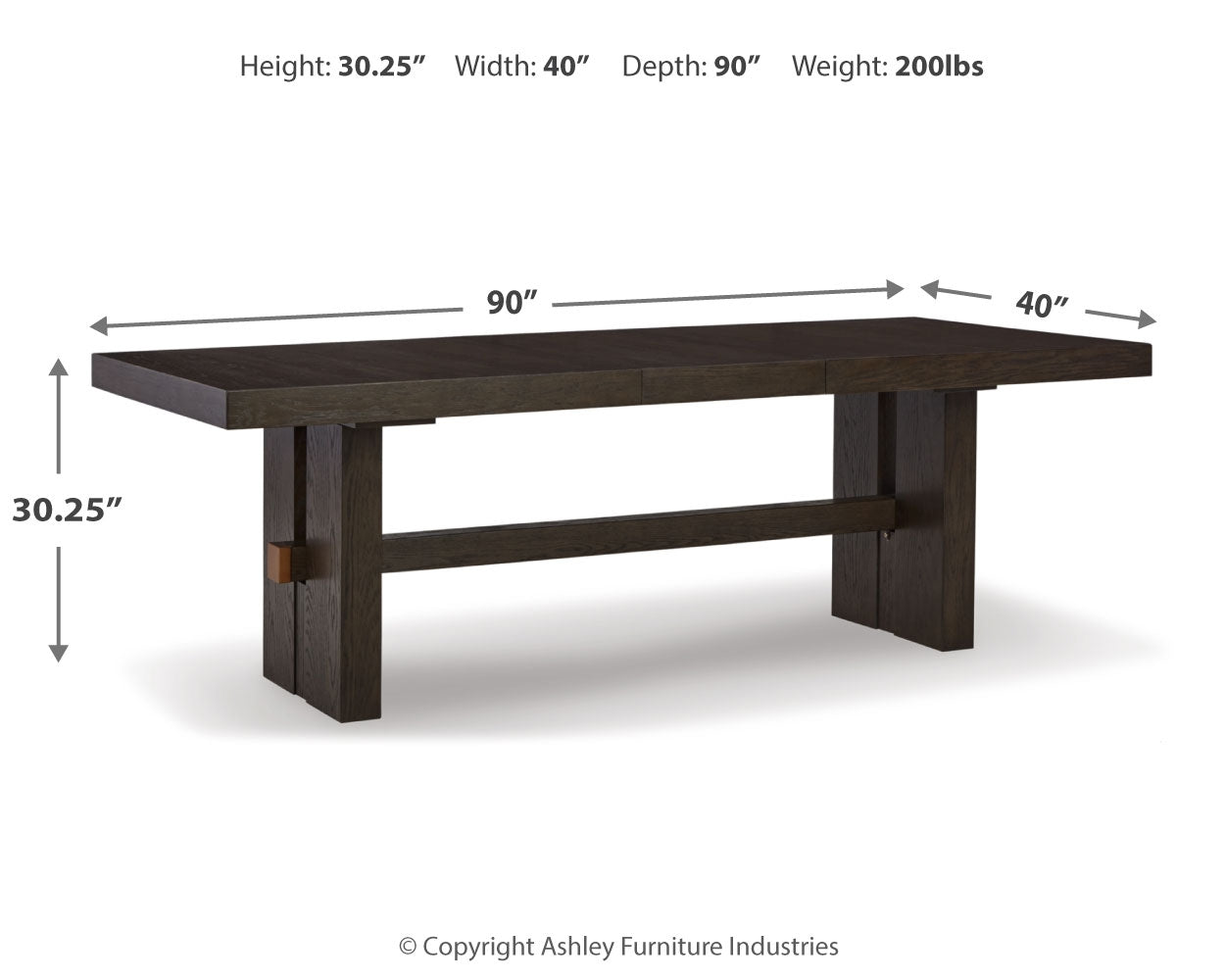 Burkhaus Dark Brown Dining Table and 4 Chairs (Online Special Price) - Ornate Home
