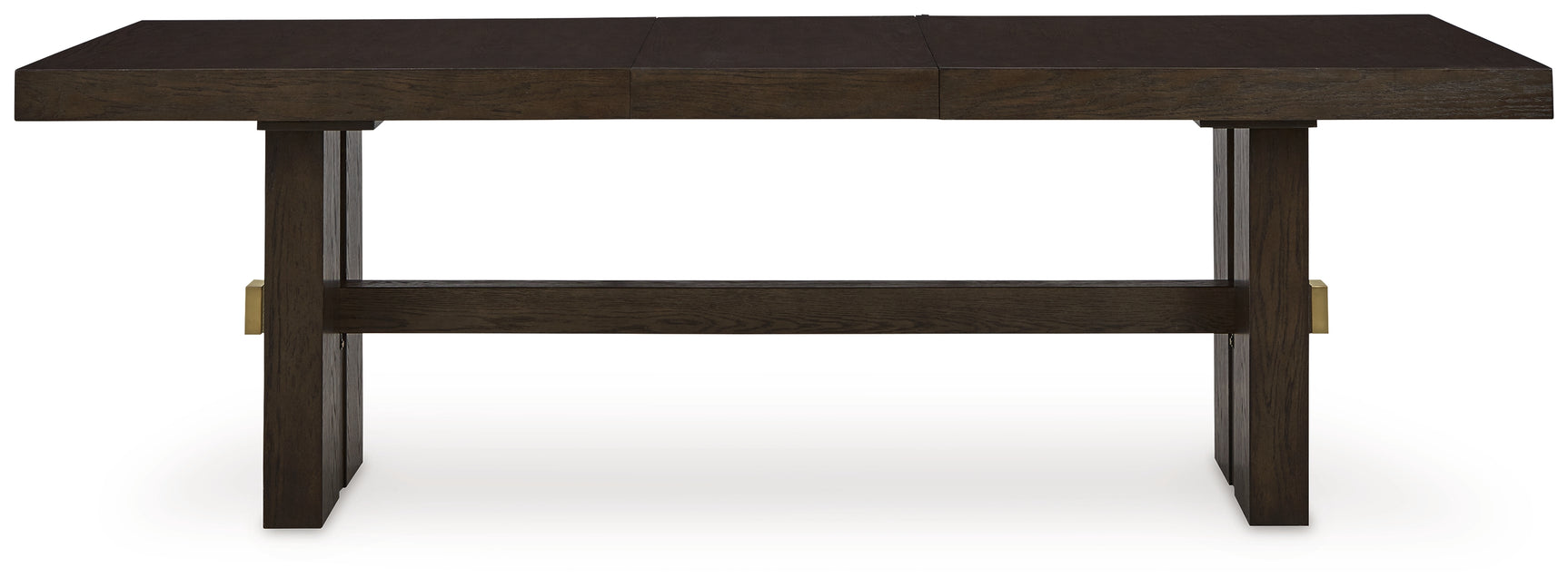 Burkhaus Dark Brown Dining Table and 4 Chairs - Ornate Home