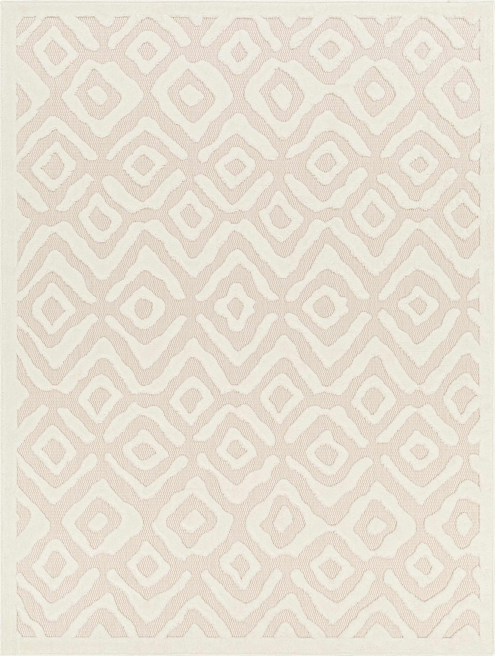 Burl Cream Outdoor Rug - Clearance - Ornate Home