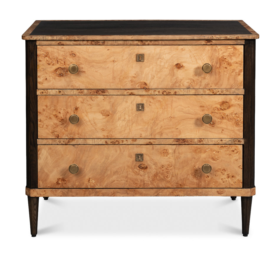 Burl Honey/Oak Chest