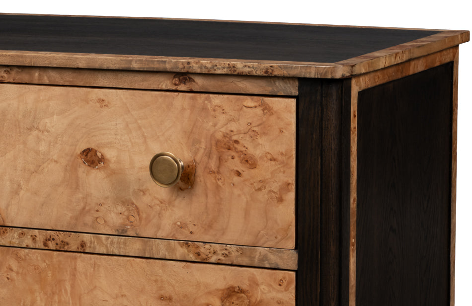 Burl Honey/Oak Chest