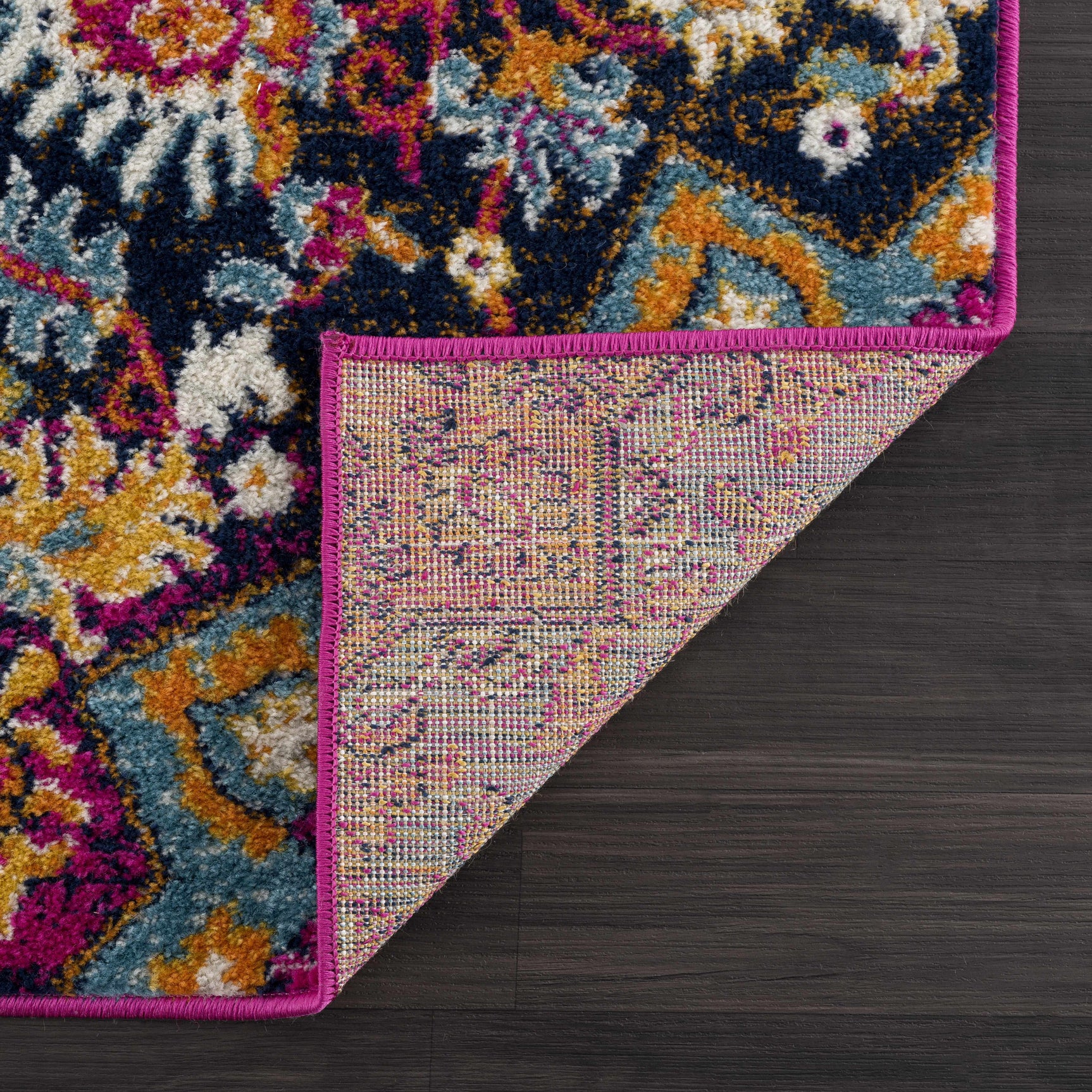 Burnt Orange Ojus Area Rug - Ornate Home