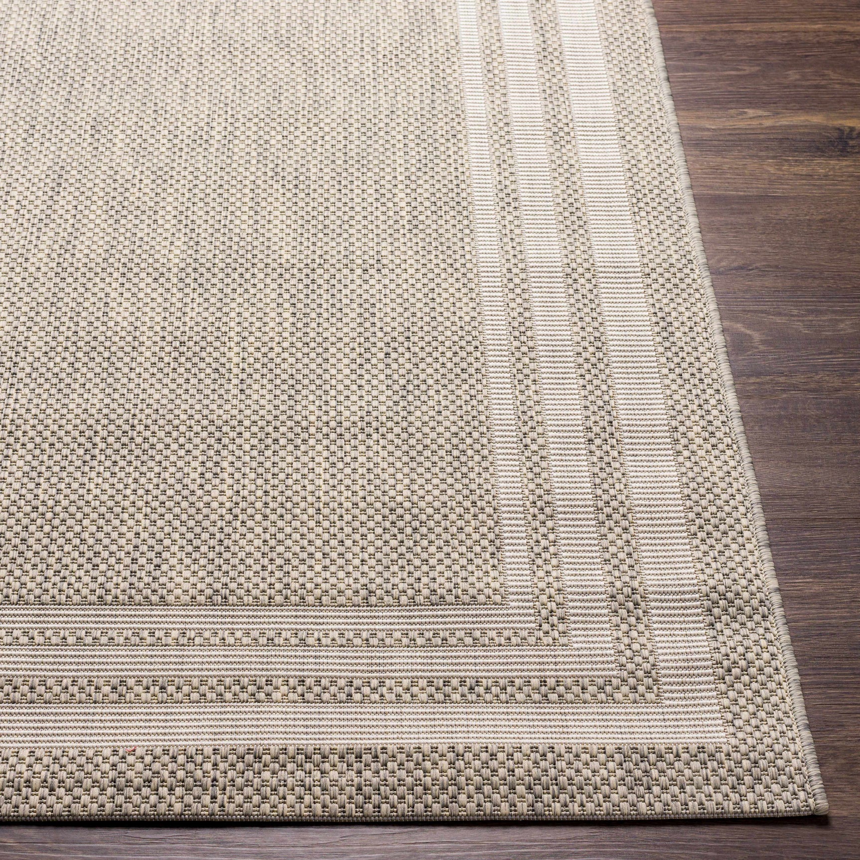Burradoo Bordered Beige Rug - Ornate Home