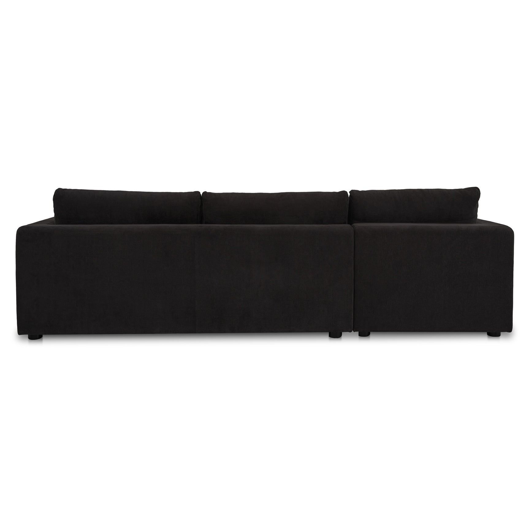 Burrow Black Sleeper Sectional With Left Storage Chaise - Ornate Home