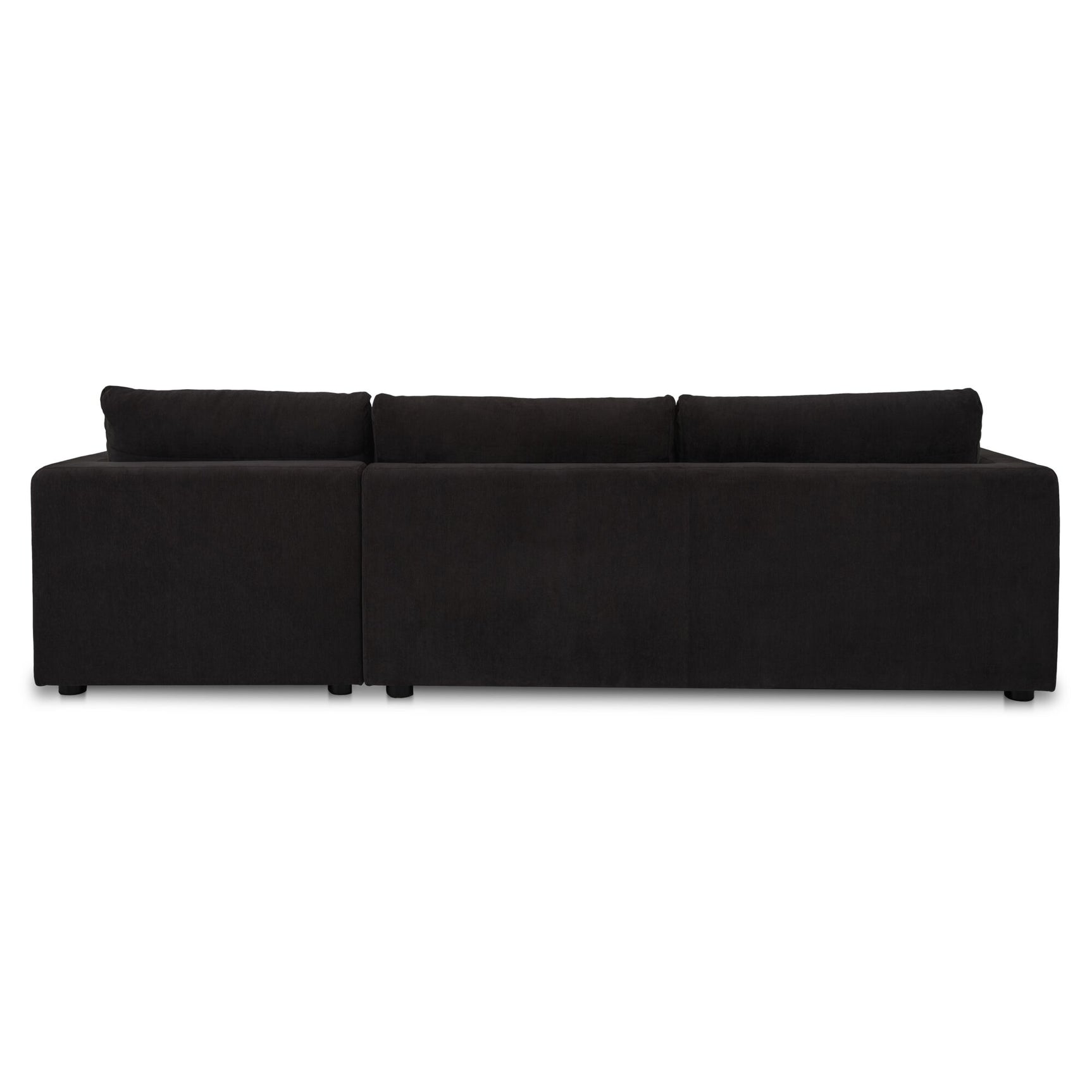Burrow Black Sleeper Sectional With Right Storage Chaise - Ornate Home