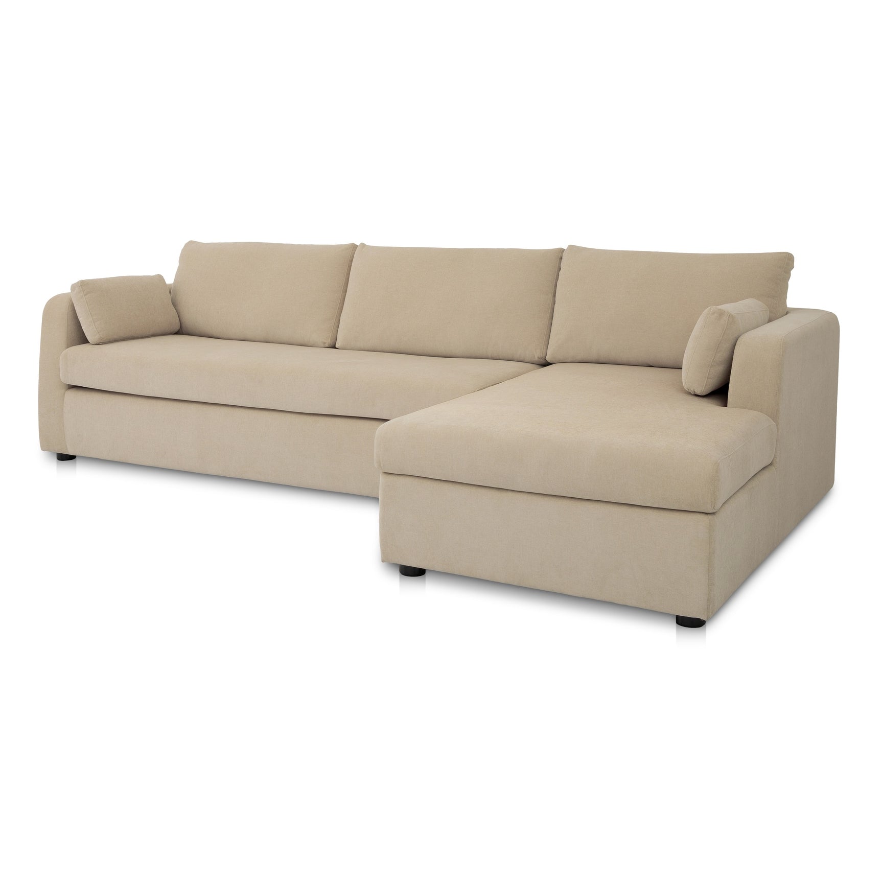 Burrow Sand Sleeper Sectional With Right Storage Chaise - Ornate Home