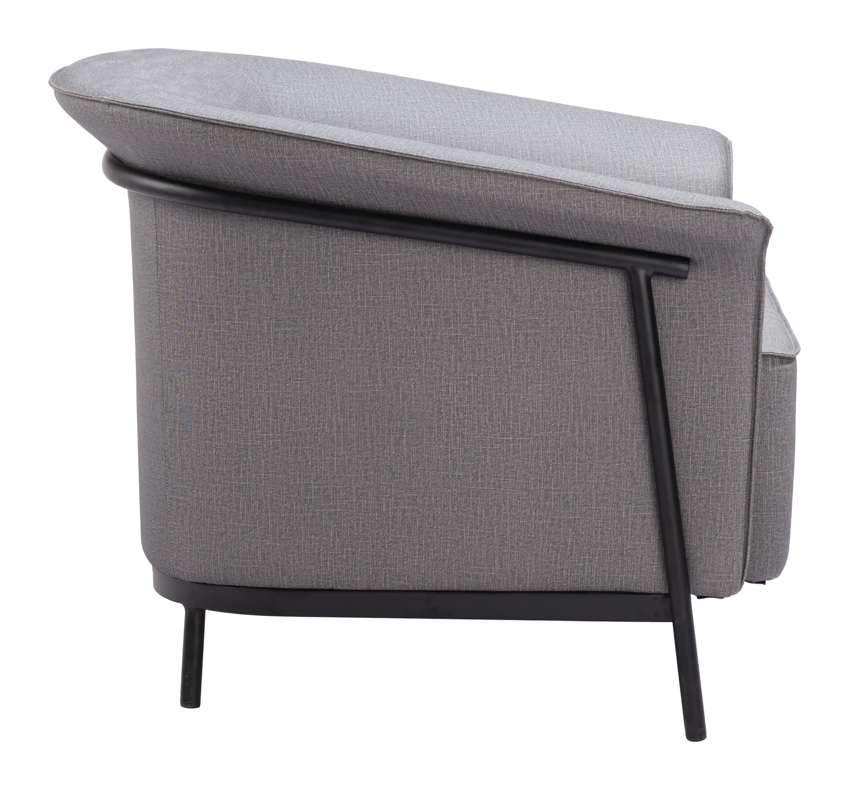Burry Slate Gray Accent Chair - Ornate Home