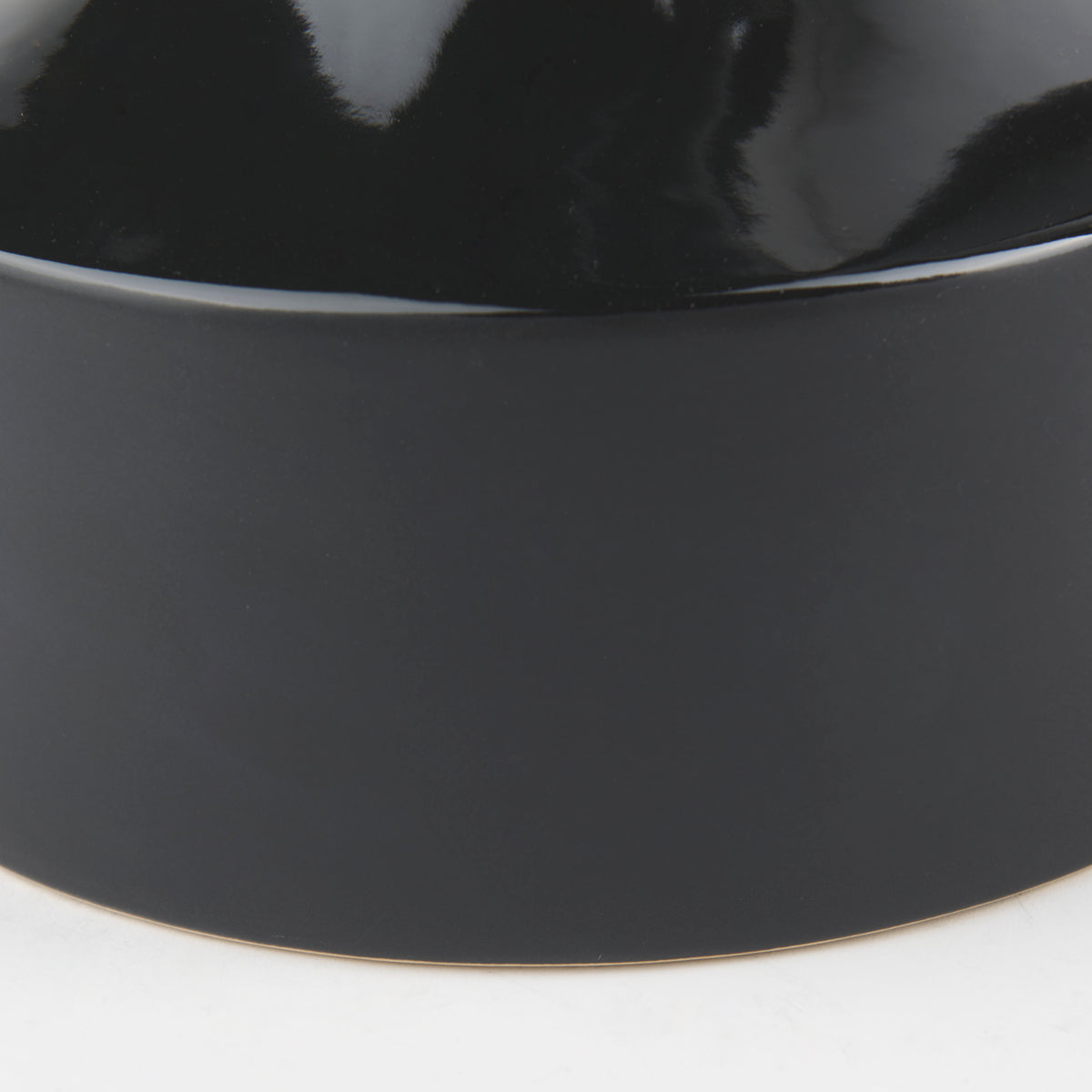 Burton Matte Black Large Glossy and Ceramic Jug Vase - Ornate Home