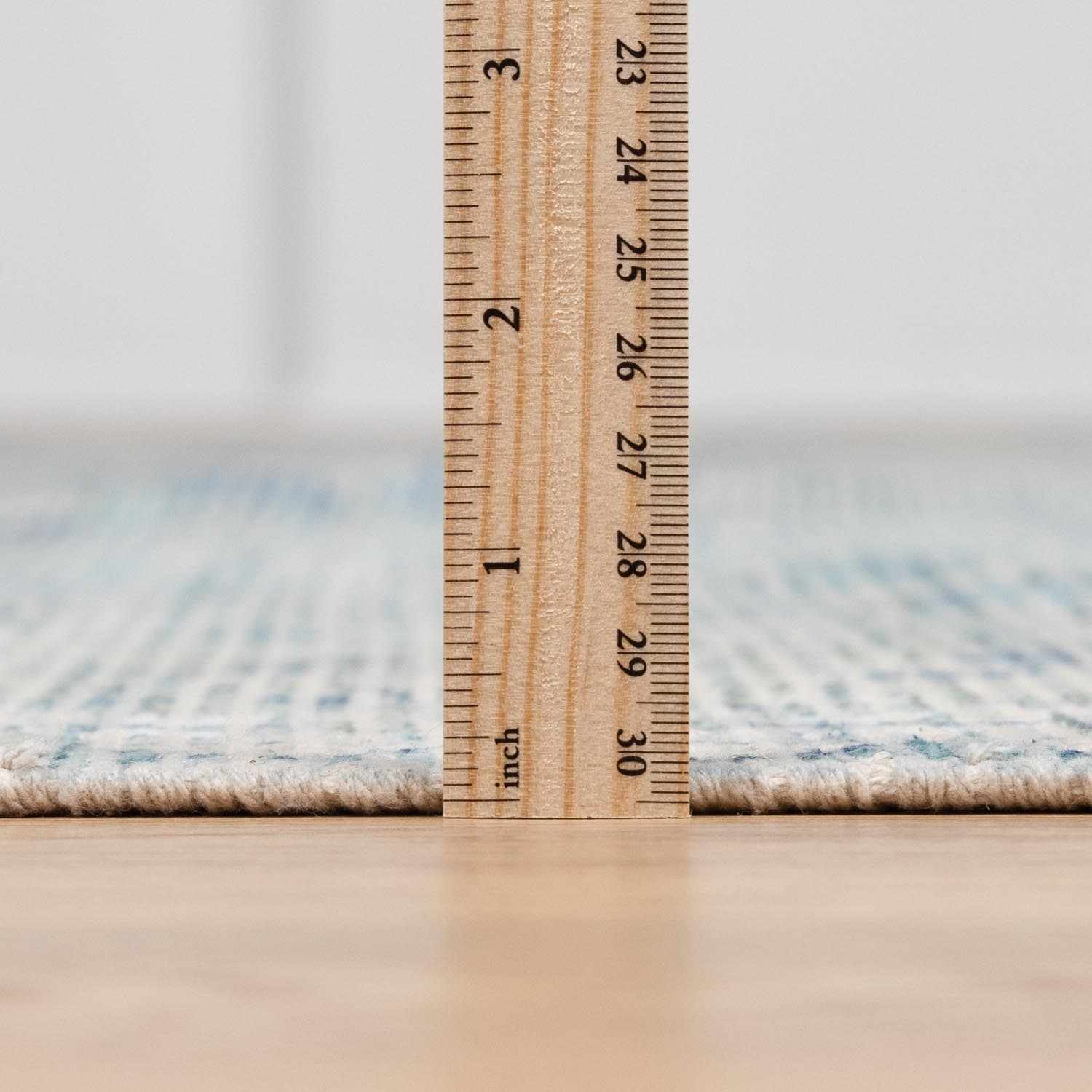 Byers Handmade Cotton-blend Aqua Rug - Ornate Home