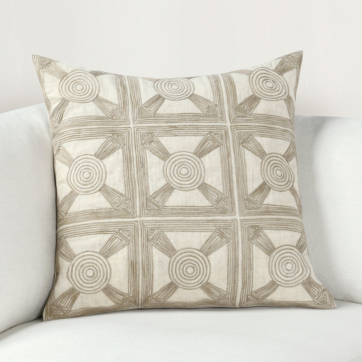 CA Baia Natural Multiple Sizes Throw Pillow - Ornate Home