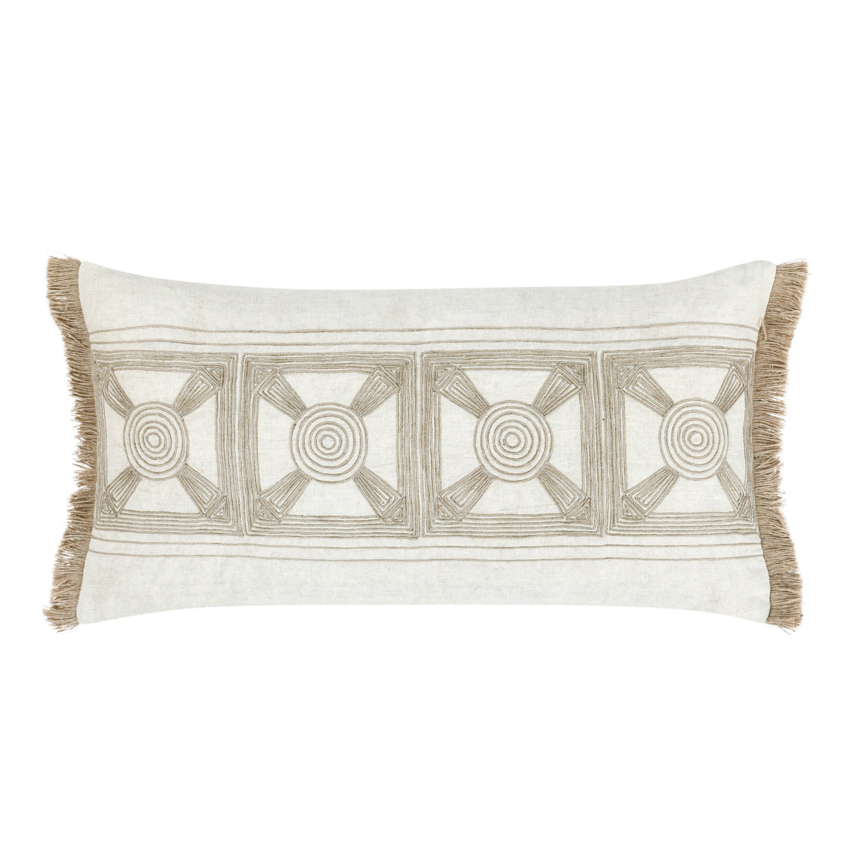 CA Baia Natural Multiple Sizes Throw Pillow - Ornate Home