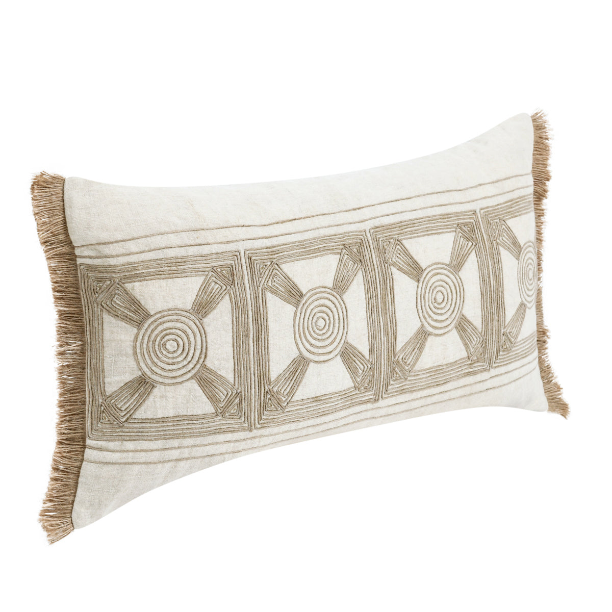 CA Baia Natural Multiple Sizes Throw Pillow - Ornate Home