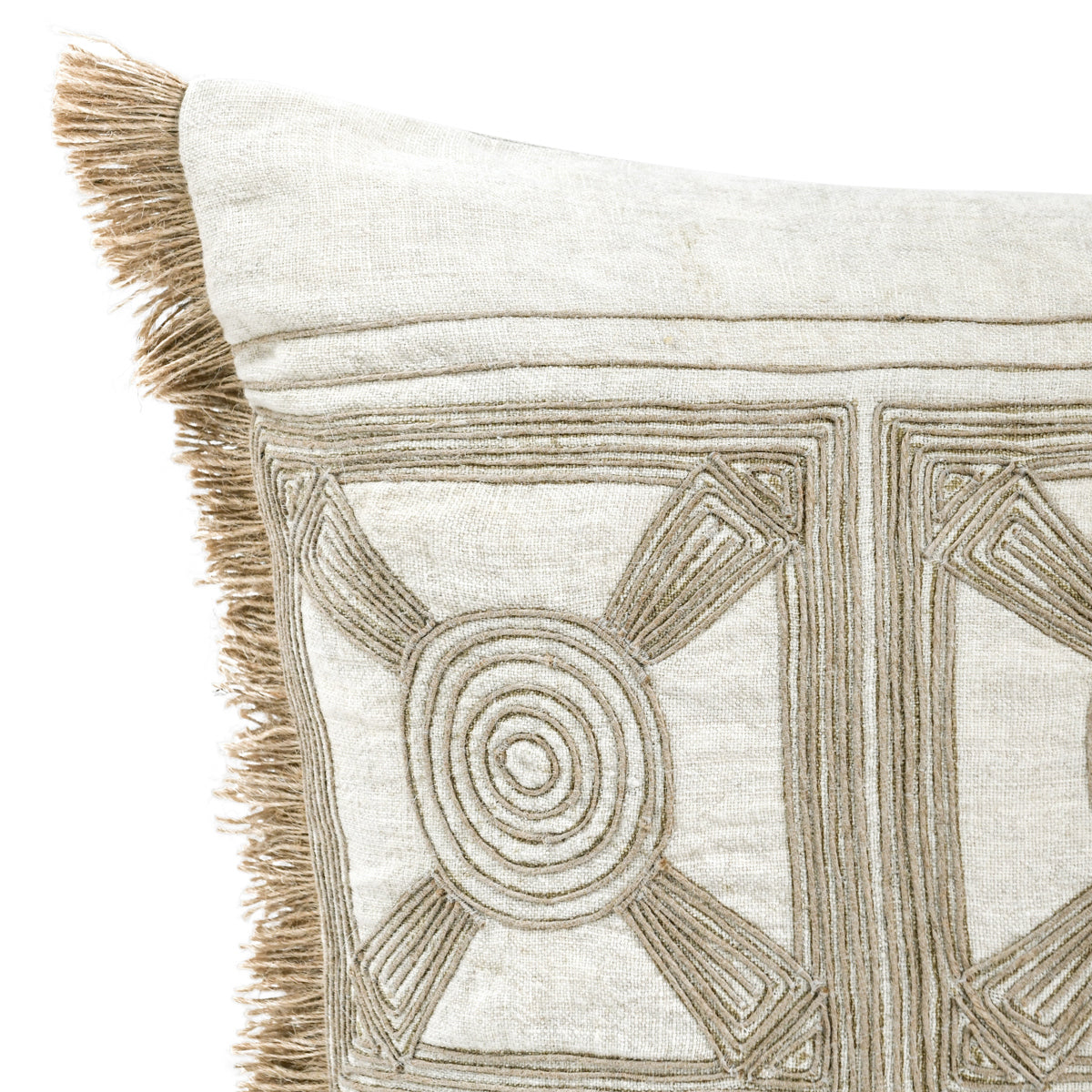 CA Baia Natural Multiple Sizes Throw Pillow - Ornate Home