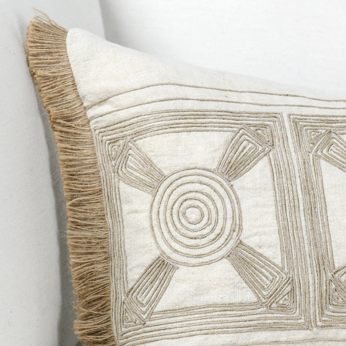 CA Baia Natural Multiple Sizes Throw Pillow - Ornate Home
