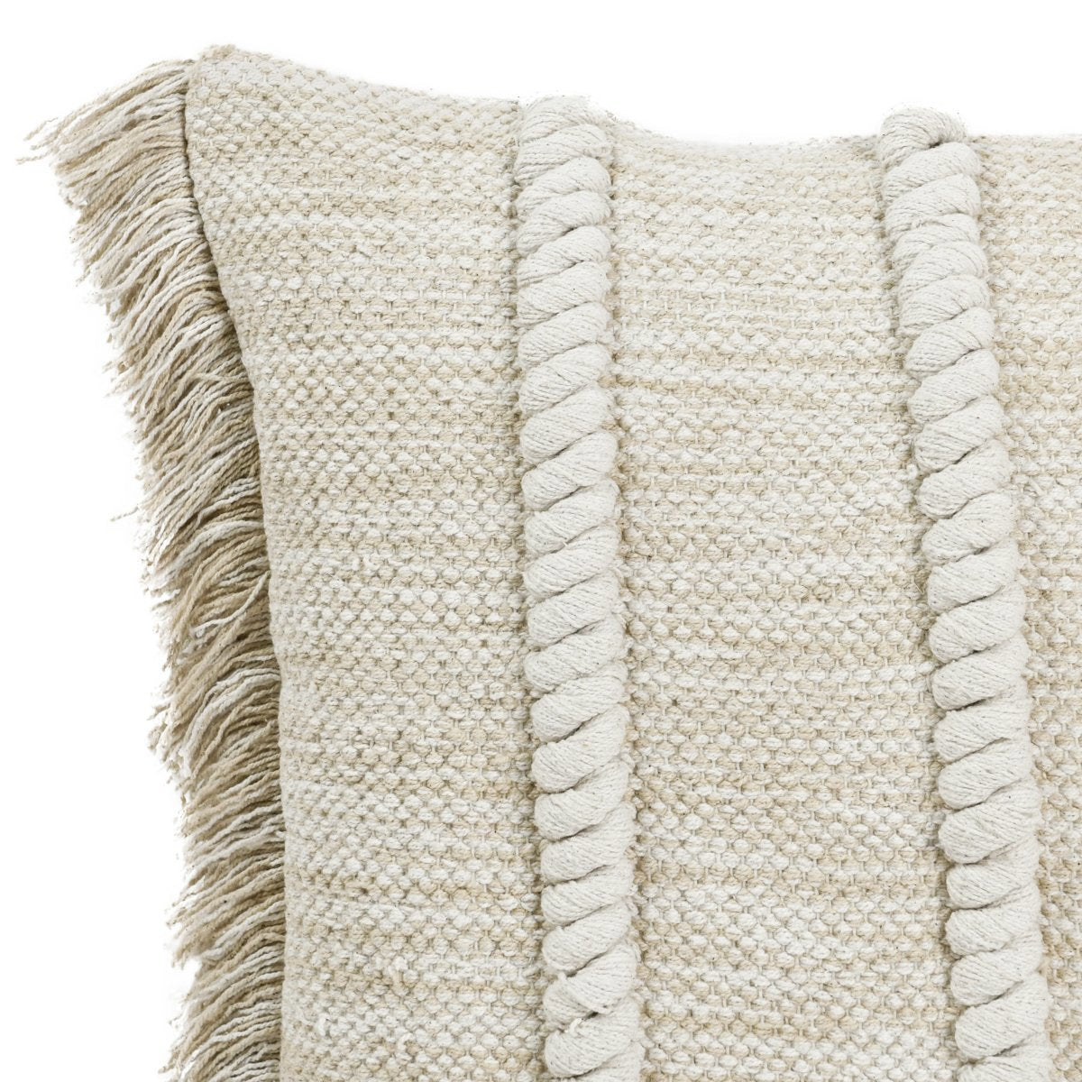 CA Lucera Natural Multiple Sizes Throw Pillow - Ornate Home