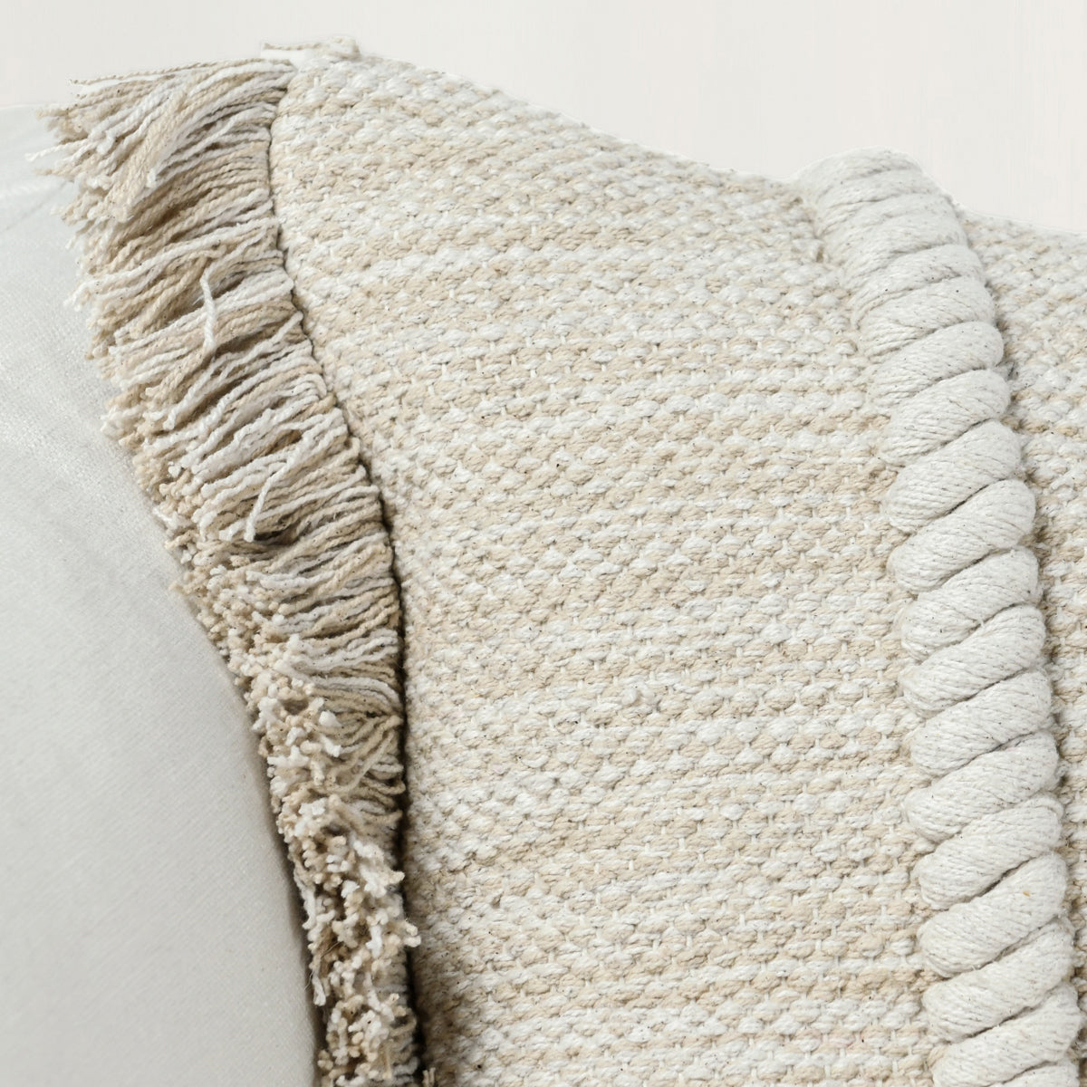 CA Lucera Natural Multiple Sizes Throw Pillow - Ornate Home