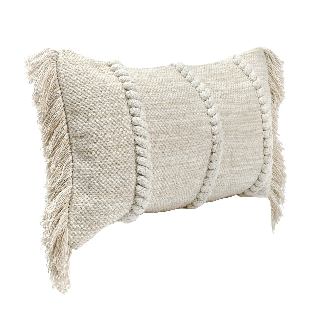 CA Lucera Natural Multiple Sizes Throw Pillow - Ornate Home