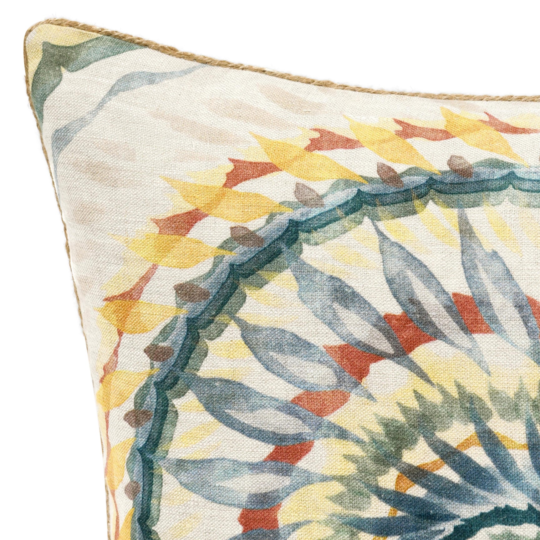 CA Mesta Blue Multi 20x20 Throw Pillow - Ornate Home