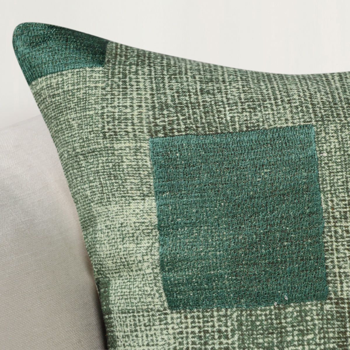 CA Praia Viridian Green 22x22 Throw Pillow (Set of 2) - Ornate Home