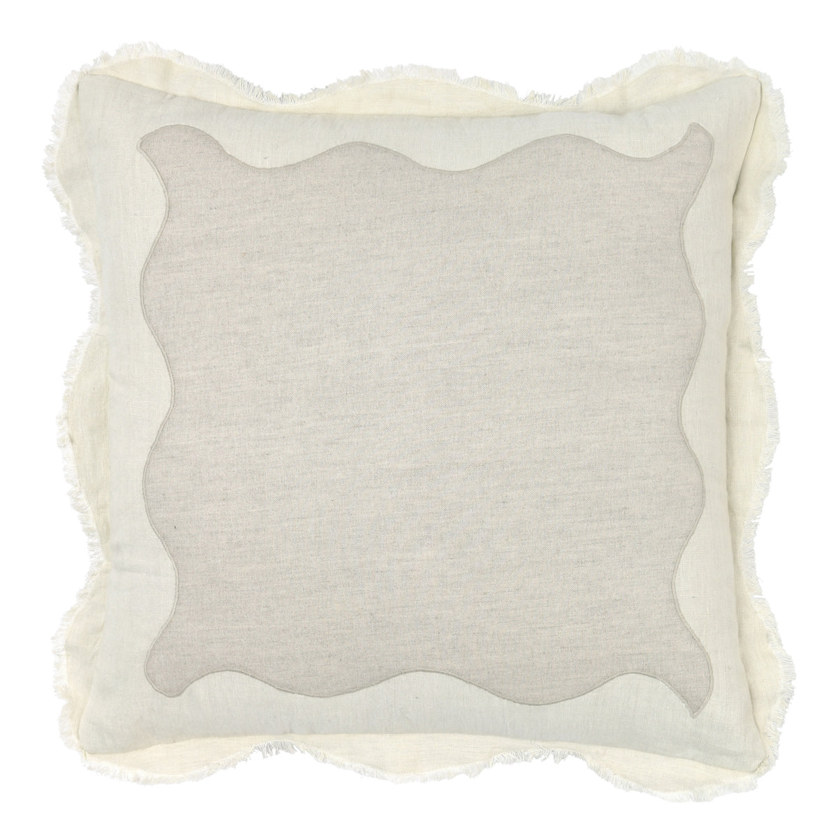 CA Tollo Natural/Ivory Multiple Sizes Throw Pillow - Ornate Home
