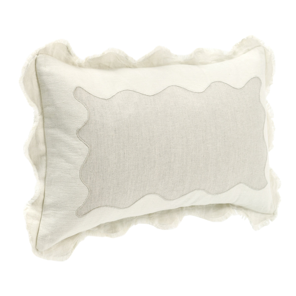 CA Tollo Natural/Ivory Multiple Sizes Throw Pillow - Ornate Home