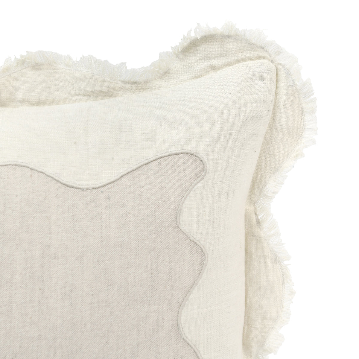 CA Tollo Natural/Ivory Multiple Sizes Throw Pillow - Ornate Home