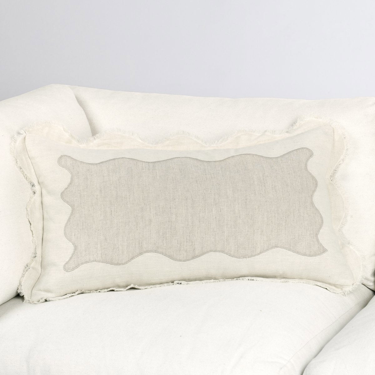 CA Tollo Natural/Ivory Multiple Sizes Throw Pillow - Ornate Home