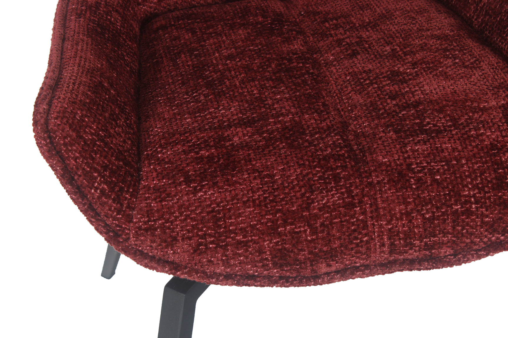 CEO 180 Degree Return Swivel Upholstered Dining Chair in Cherry (Set of 2) - Ornate Home