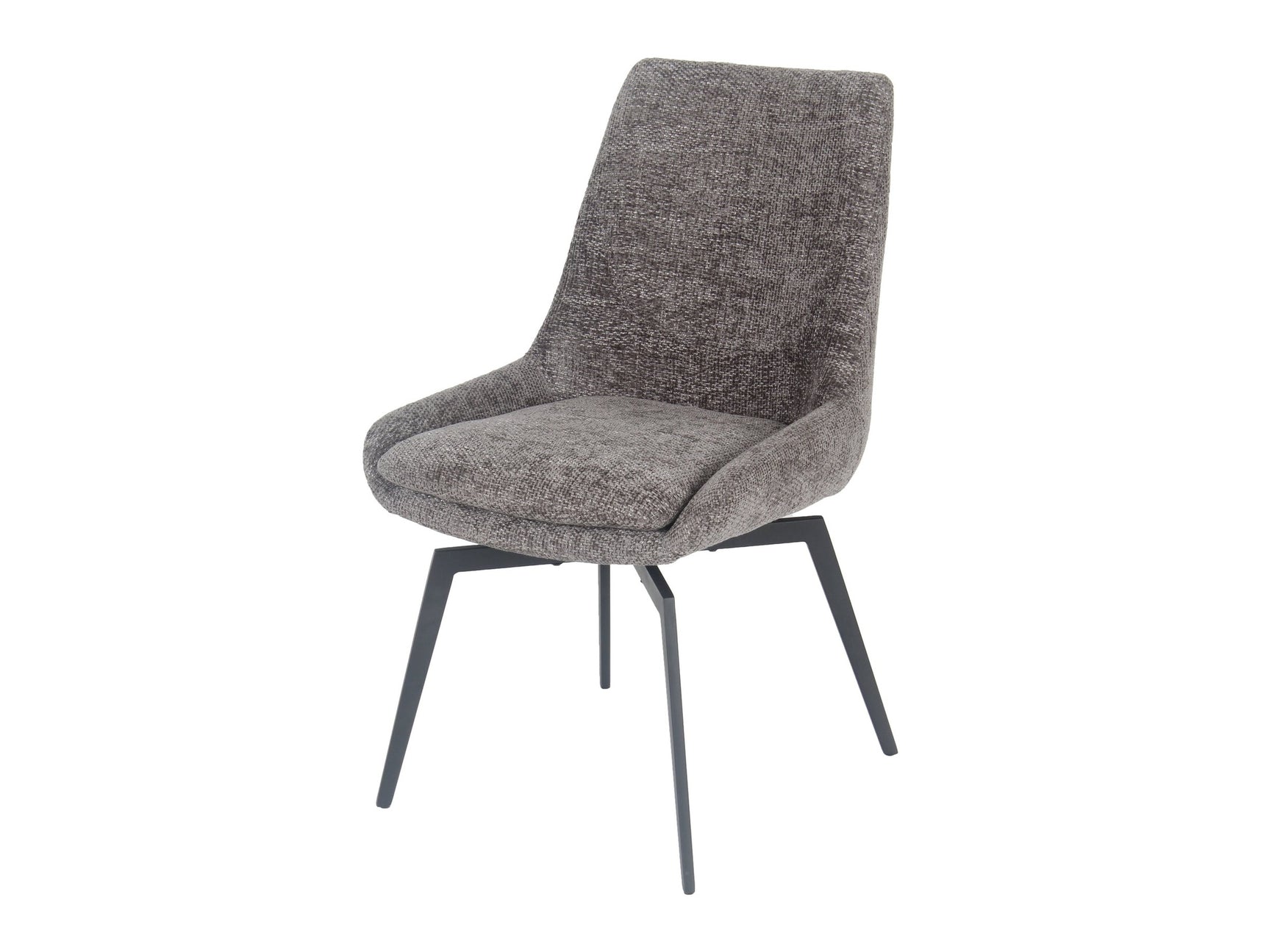 CEO 180 Degree Return Swivel Upholstered Dining Chair in Oyster (Set of 2) - Ornate Home